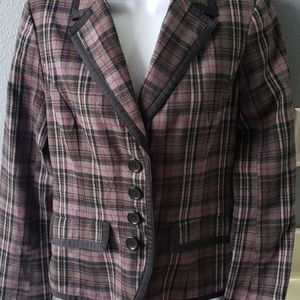 Plaid Blazer